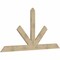 Ekena Millwork Saratoga Rough Sawn Timber Gable Bracket, Douglas Fir, 96"W x 48"H x 2"D x 6"F, 12/12 Pitch GBW096X48X0206SAR00RDF - alternate 5
